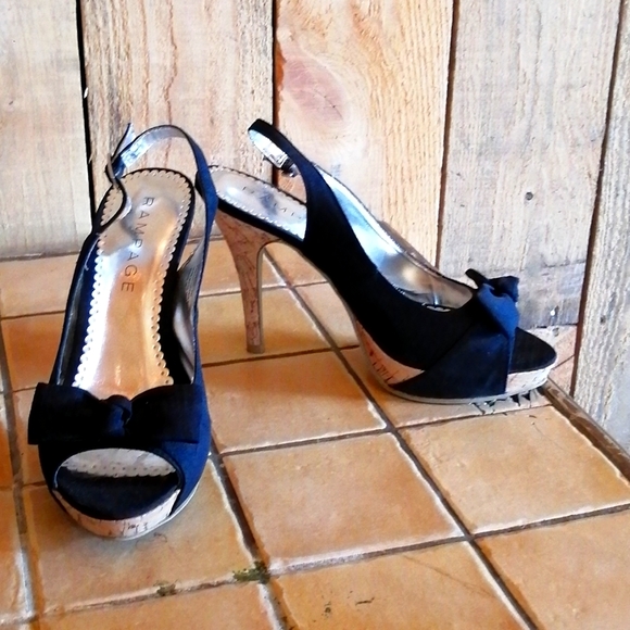 Rampage Shoes - Rampage heels color black size 7